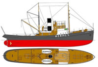 Hermes tugboat plans download for free