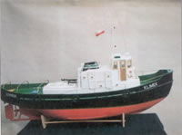 Klimek Tugboat free model ship plans